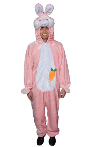 Adults Pink Bunny Costume - Dress Up America Costumes & Accessories - HalloweenCostumes4U.com - Adult Costumes