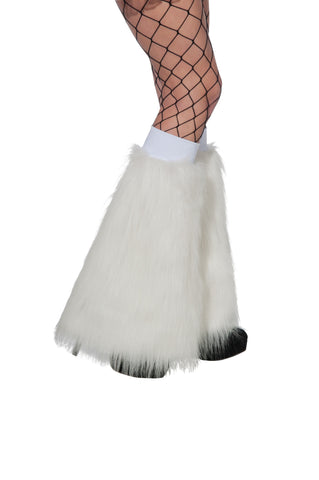 White Fluffy Leg Warmers - Rubies Costumes & Accessories - HalloweenCostumes4U.com - Accessories
