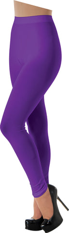 Adults Purple Leggings - HalloweenCostumes4U.com - Accessories