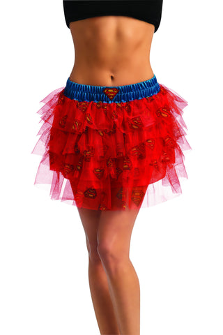 Womens Supergirl Skirt with Sequins - Rubies Costumes & Accessories - HalloweenCostumes4U.com - Adult Costumes