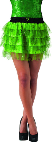 Womens Batman The Riddler Sequin Skirt - Rubies Costumes & Accessories - HalloweenCostumes4U.com - Adult Costumes