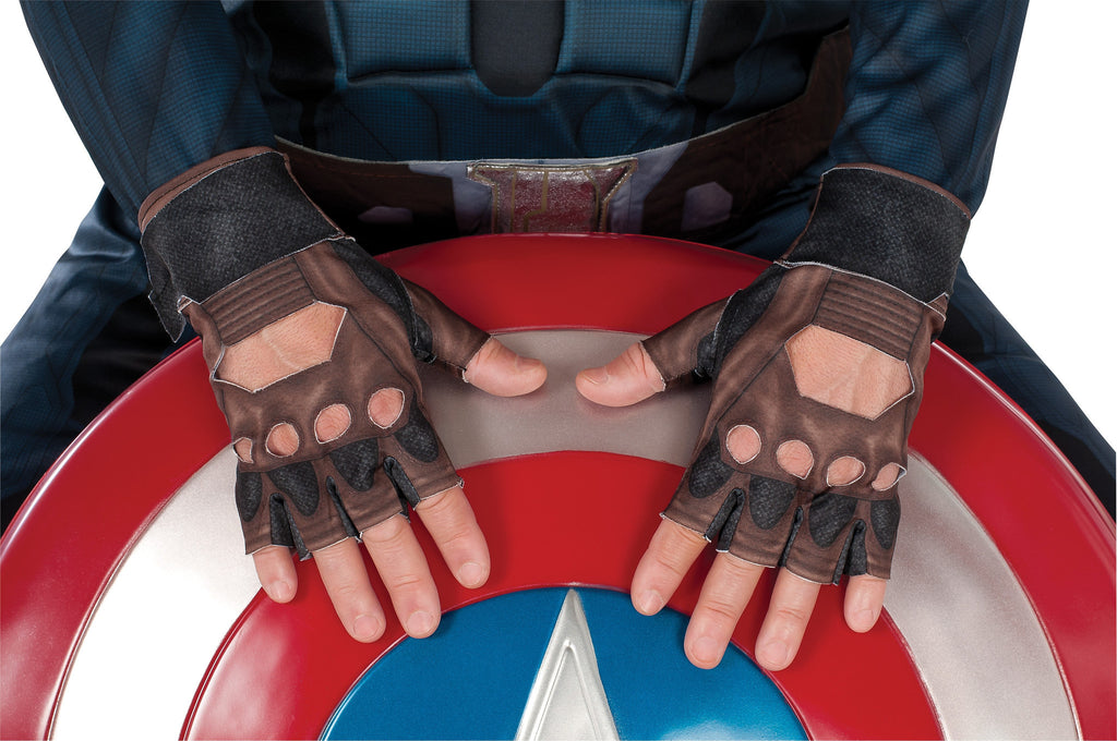 Stealth Captain America Gloves - Rubies Costumes & Accessories - HalloweenCostumes4U.com - Accessories