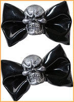 Pirate Hair Bows with Skulls - Rubies Costumes & Accessories - HalloweenCostumes4U.com - Accessories