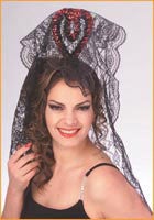 Spanish Mantilla Headwear - Rubies Costumes & Accessories - HalloweenCostumes4U.com - Accessories
