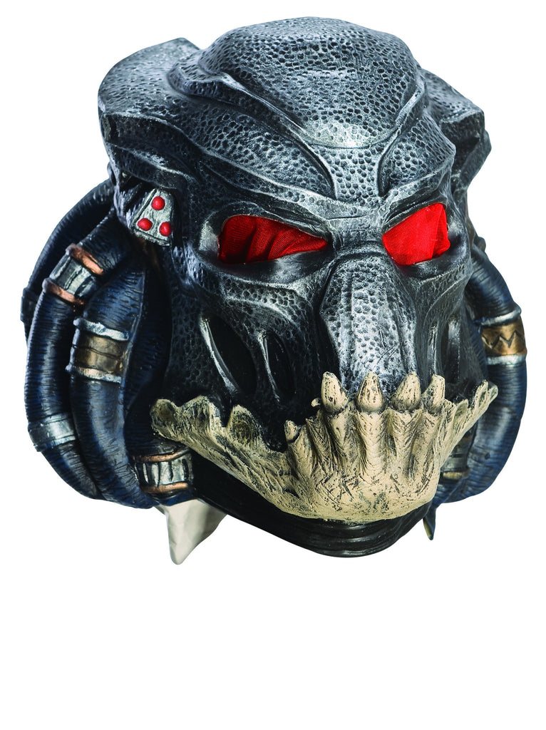 Black Vinyl Predator Mask - HalloweenCostumes4U.com - Costume Props & Accessories