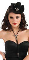 Black Mini Cowboy Hat - Rubies Costumes & Accessories - HalloweenCostumes4U.com - Accessories