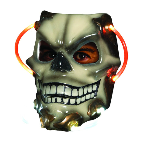 Skull Light Up Mask - Rubies Costumes & Accessories - HalloweenCostumes4U.com - Accessories