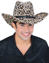 Leopard Print Cowboy Hats Halloween Hats - Rubies Costumes & Accessories - HalloweenCostumes4U.com - Accessories