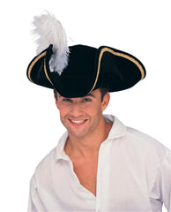 Chapeau tricorne de boucanier