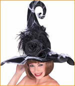 Rose Witch Hat - Rubies Costumes & Accessories - HalloweenCostumes4U.com - Accessories