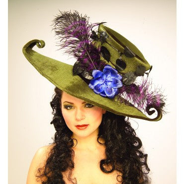 Green Gothic Victorian Hat - Rubies Costumes & Accessories - HalloweenCostumes4U.com - Accessories