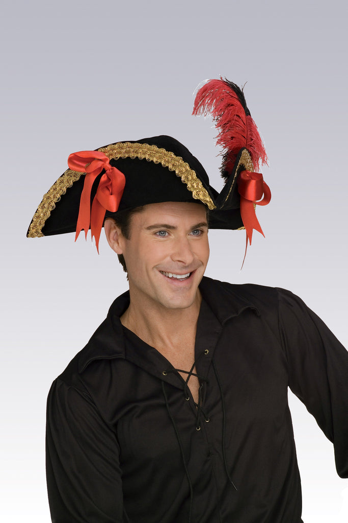 Velvet Pirate Hat - Rubies Costumes & Accessories - HalloweenCostumes4U.com - Accessories