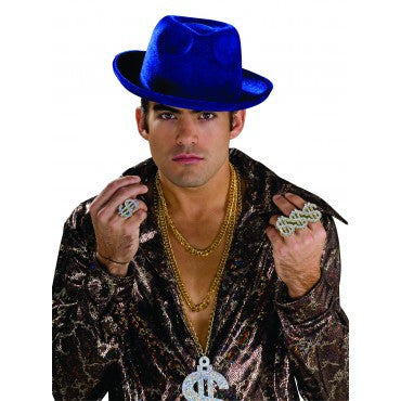 Pimp Hat - Various Colors - HalloweenCostumes4U.com - Costume Props & Accessories