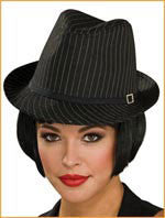 Pinstripe Fedora - Rubies Costumes & Accessories - HalloweenCostumes4U.com - Accessories