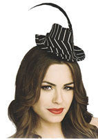 Black and White Mini Gangster Fedora Hat - Rubies Costumes & Accessories - HalloweenCostumes4U.com - Accessories