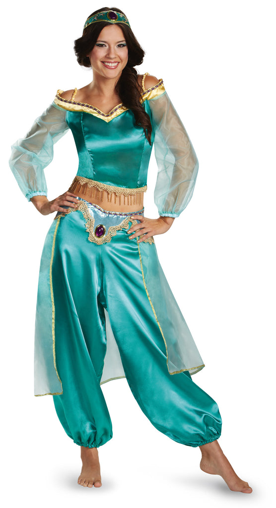 Adults Disney Princess Jasmine Costume - Disguise Costumes & Accessories - HalloweenCostumes4U.com - Adult Costumes