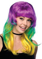 Mardi Gras Wig - Rubies Costumes & Accessories - HalloweenCostumes4U.com - Accessories
