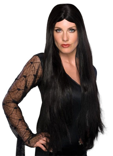 Extra Long Witch or Vampira Wig - Various Colors - HalloweenCostumes4U.com - Costume Props & Accessories