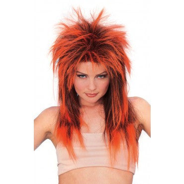 Orange Neon Shag Wig - Rubies Costumes & Accessories - HalloweenCostumes4U.com - Accessories