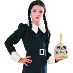 Peluca de la Familia Addams de las niñas del miércoles