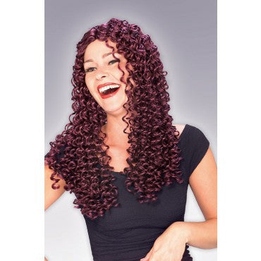 Burgundy Long Spiral Wig - Rubies Costumes & Accessories - HalloweenCostumes4U.com - Accessories