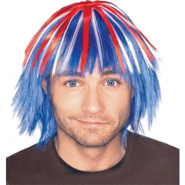 Red White & Blue Wig - Rubies Costumes & Accessories - HalloweenCostumes4U.com - Accessories