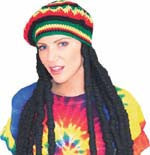 Rasta Wig with Cap - Rubies Costumes & Accessories - HalloweenCostumes4U.com - Accessories