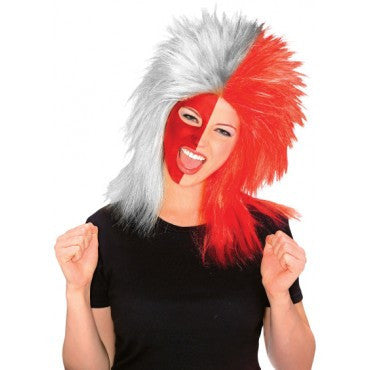 Sports Fanatic Wig - Various Colors - HalloweenCostumes4U.com - Costume Props & Accessories