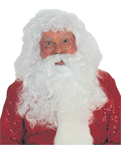 Santa Wig/Beard Deluxe Quality Santa Wig/Beard Set - Rubies Costumes & Accessories - HalloweenCostumes4U.com - Accessories