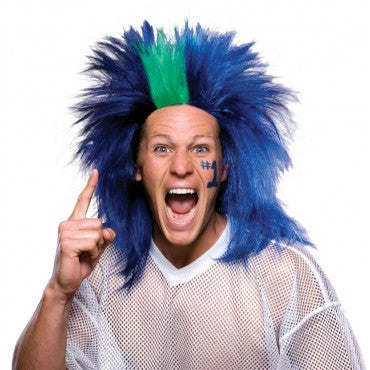 Sports Fanatic Wig - Various Colors - HalloweenCostumes4U.com - Costume Props & Accessories