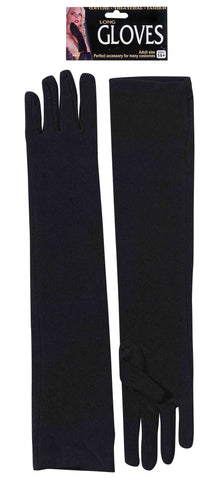 Long Costume Gloves Black Nylon - Rubies Costumes & Accessories - HalloweenCostumes4U.com - Accessories