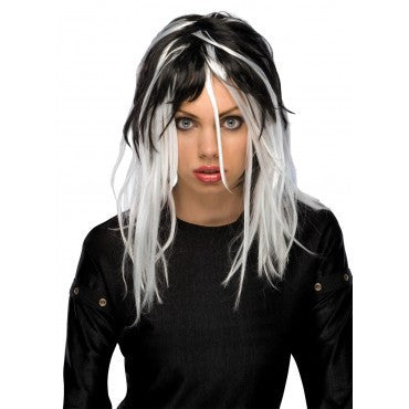 Two Tone Streak Wig - Various Colors - HalloweenCostumes4U.com - Costume Props & Accessories