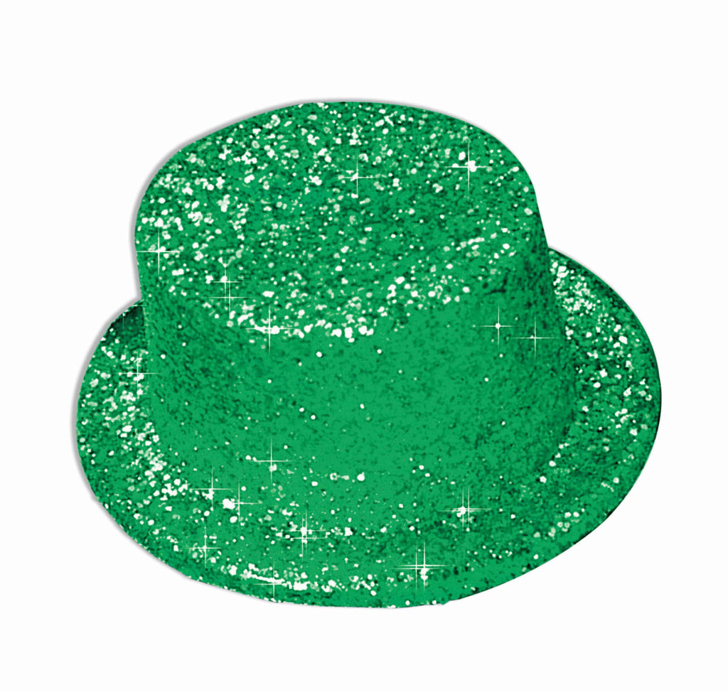 Mardi Gras Hats Green Glitter Mardi Gras Top Hat - Rubies Costumes & Accessories - HalloweenCostumes4U.com - Accessories