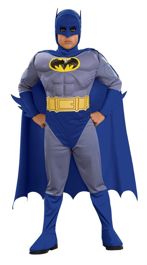 Boys Deluxe Batman Muscle Chest Costume - Rubies Costumes & Accessories - HalloweenCostumes4U.com - Kids Costumes
