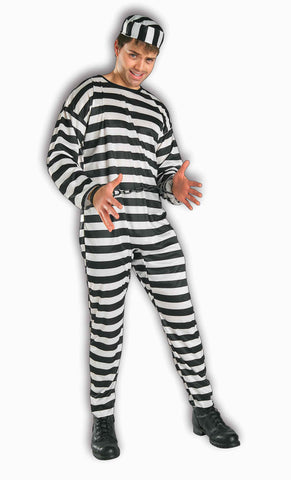 Prisoner Costumes Adults Halloween Costume - Rubies Costumes & Accessories - HalloweenCostumes4U.com - Adult Costumes