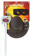 Kids Zorro Accessory Kit - Rubies Costumes & Accessories - HalloweenCostumes4U.com - Accessories
