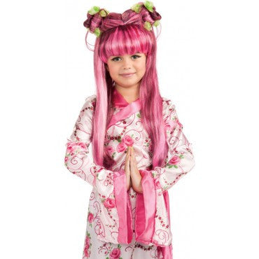 Kids Pink Asian Princess Wig - Rubies Costumes & Accessories - HalloweenCostumes4U.com - Accessories