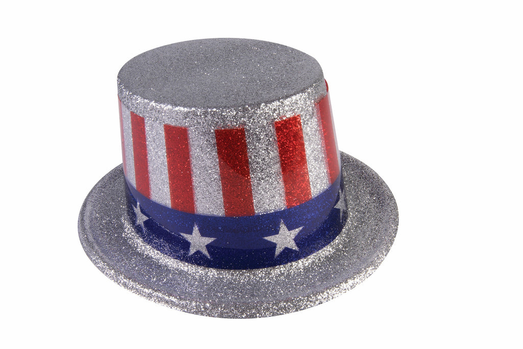 Costume Hats Uncle Sam Glitter Top Hats - Rubies Costumes & Accessories - HalloweenCostumes4U.com - Accessories