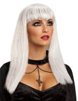 White Glitter Vampire Wig - Rubies Costumes & Accessories - HalloweenCostumes4U.com - Accessories