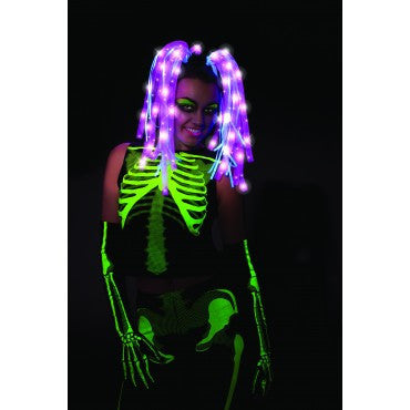 Pink Tubular Light Up Wig - Rubies Costumes & Accessories - HalloweenCostumes4U.com - Accessories