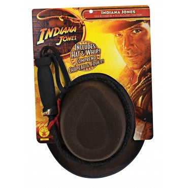 Kids Indiana Jones Hat & Whip Set - Rubies Costumes & Accessories - HalloweenCostumes4U.com - Accessories