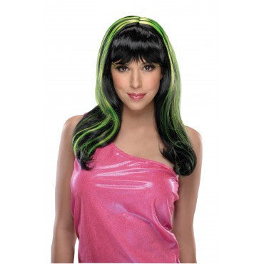 Neon Streaks Wig - Various Colors - HalloweenCostumes4U.com - Costume Props & Accessories