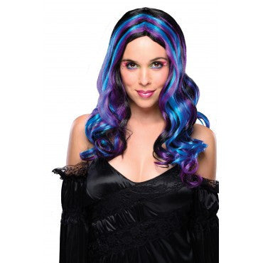 Multi Streaks Wig - Various Colors - HalloweenCostumes4U.com - Costume Props & Accessories