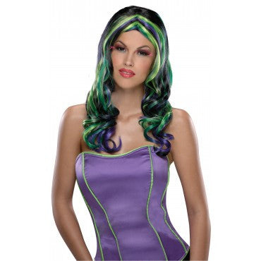 Multi Streaks Wig - Various Colors - HalloweenCostumes4U.com - Costume Props & Accessories