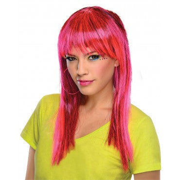 Neon Glamorous Wig - Various Colors - HalloweenCostumes4U.com - Costume Props & Accessories