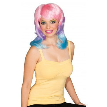 Tri Color Wig - Various Colors - Rubies Costumes & Accessories - HalloweenCostumes4U.com - Accessories