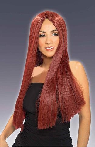 Halloween Costume Wigs Long Burgundy Wig - Rubies Costumes & Accessories - HalloweenCostumes4U.com - Accessories