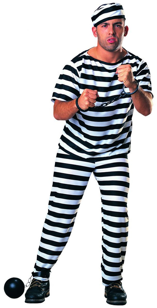 Mens Prisoner Costume - Rubies Costumes & Accessories - HalloweenCostumes4U.com - Adult Costumes