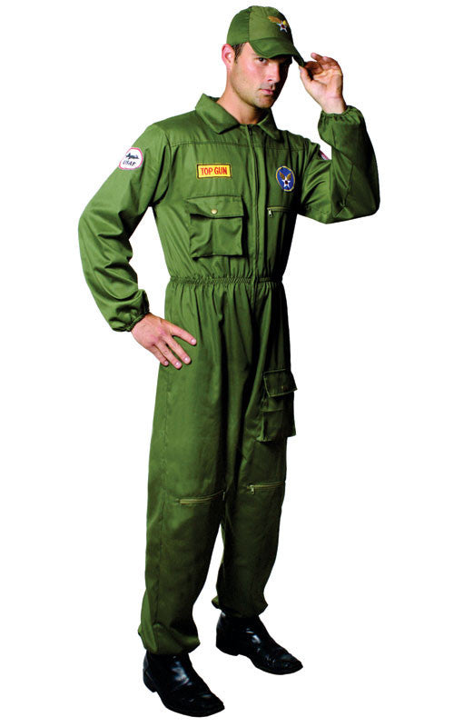 Mens Air Force Pilot Costume - Dress Up America Costumes & Accessories - HalloweenCostumes4U.com - Adult Costumes
