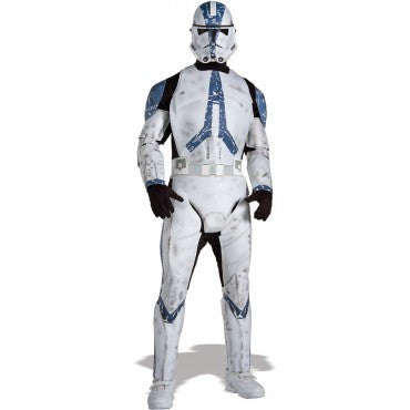 Mens Star Wars Deluxe Clone Trooper Costume - Rubies Costumes & Accessories - HalloweenCostumes4U.com - Adult Costumes